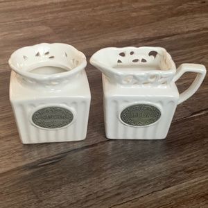 THL “Milk” Creamer & “Sugar” Bowl without the lid